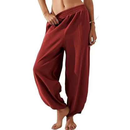 LAST DAY SALE 65% OFF- Relaxed Wide-Leg Pants