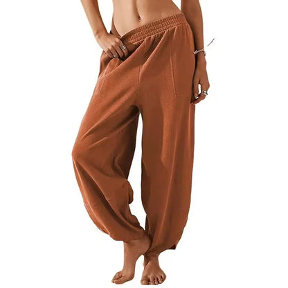 LAST DAY SALE 65% OFF- Relaxed Wide-Leg Pants