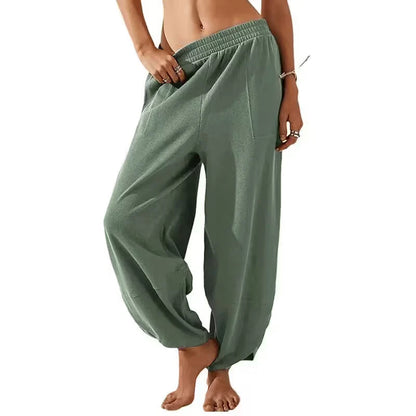 LAST DAY SALE 65% OFF- Relaxed Wide-Leg Pants