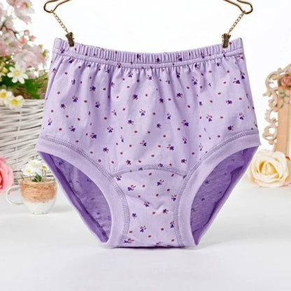 🔥2023 New High-Waist Ladies Cotton Panties Plus Sizes