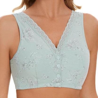 REGGISENO CON CHIUSURA FRONTALE FLOREALE SOLLEVANTE 