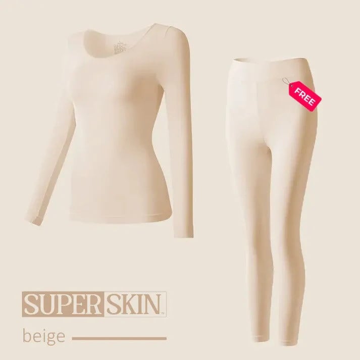 SUPER SKIN™ Biancheria intima termica ultrasottile in acido ialuronico