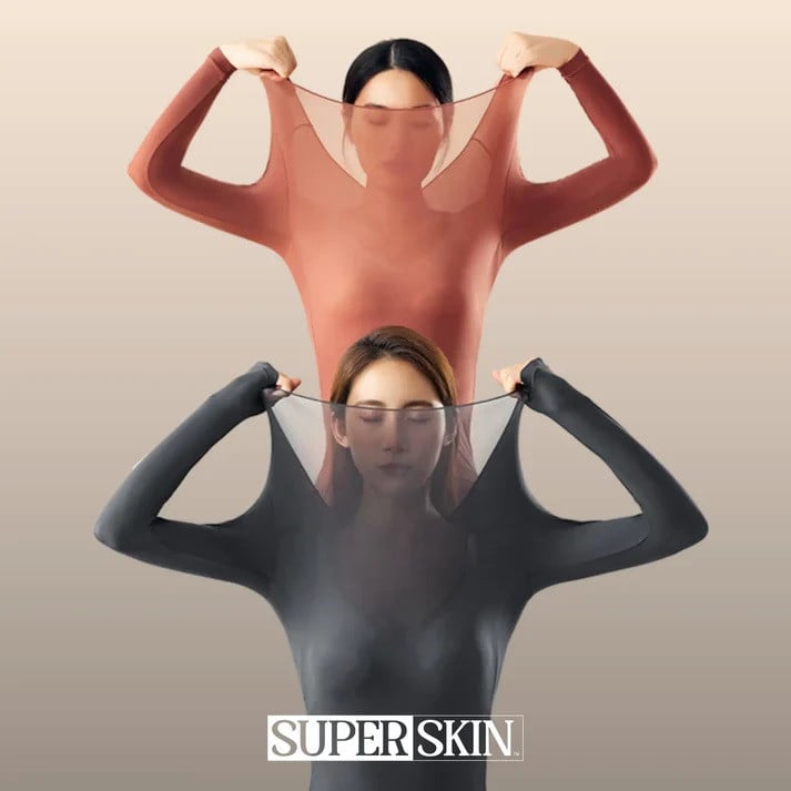 SUPER SKIN™ Biancheria intima termica ultrasottile in acido ialuronico