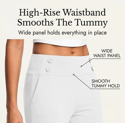 Marivella – Women's High-Waist Stretch Capri Pants