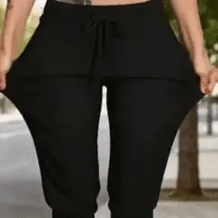 Lunara – Soft Cotton Drawstring Capri Joggers