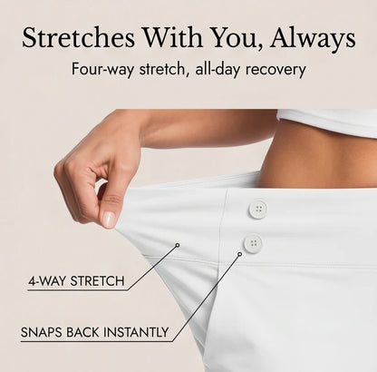 Marivella – Women's High-Waist Stretch Capri Pants