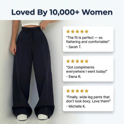 High-Waist Trousers - Flatters Your Figure Instantly