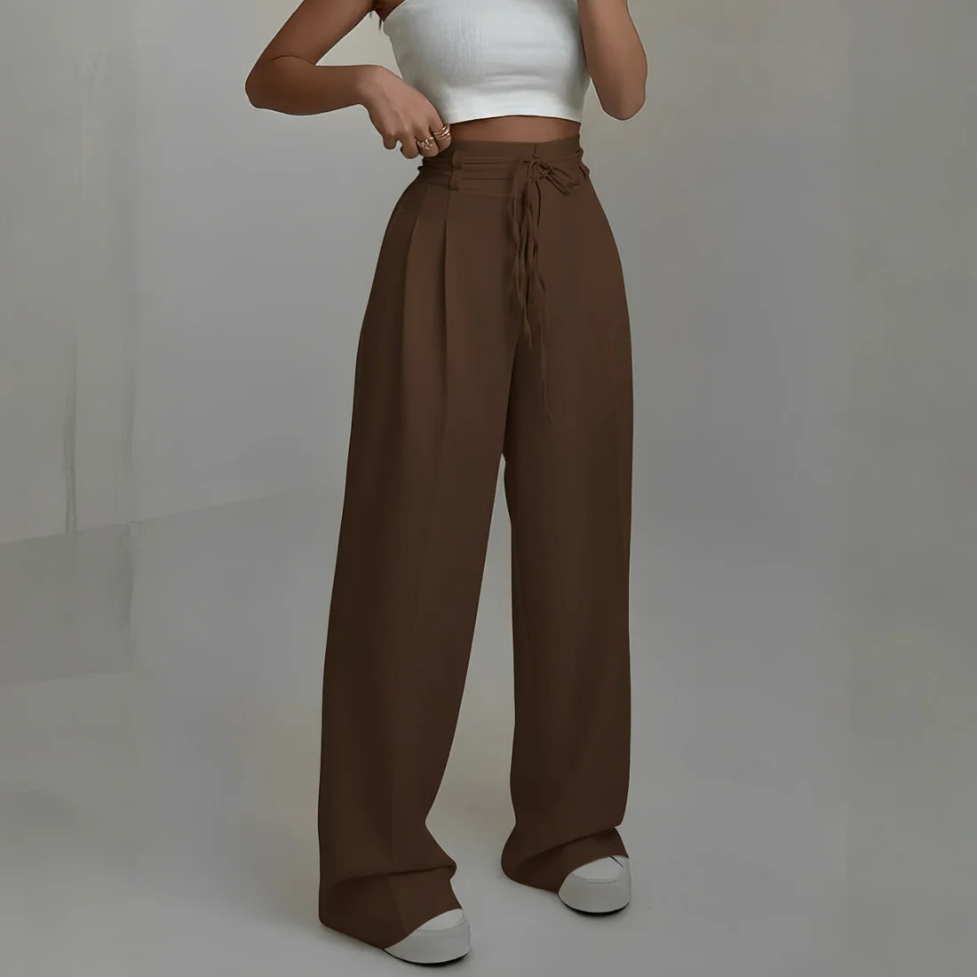 High-Waist Trousers - Flatters Your Figure Instantly