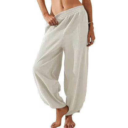 LAST DAY SALE 65% OFF- Relaxed Wide-Leg Pants