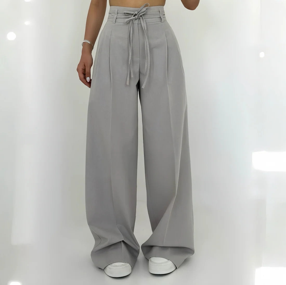 High-Waist Trousers - Flatters Your Figure Instantly