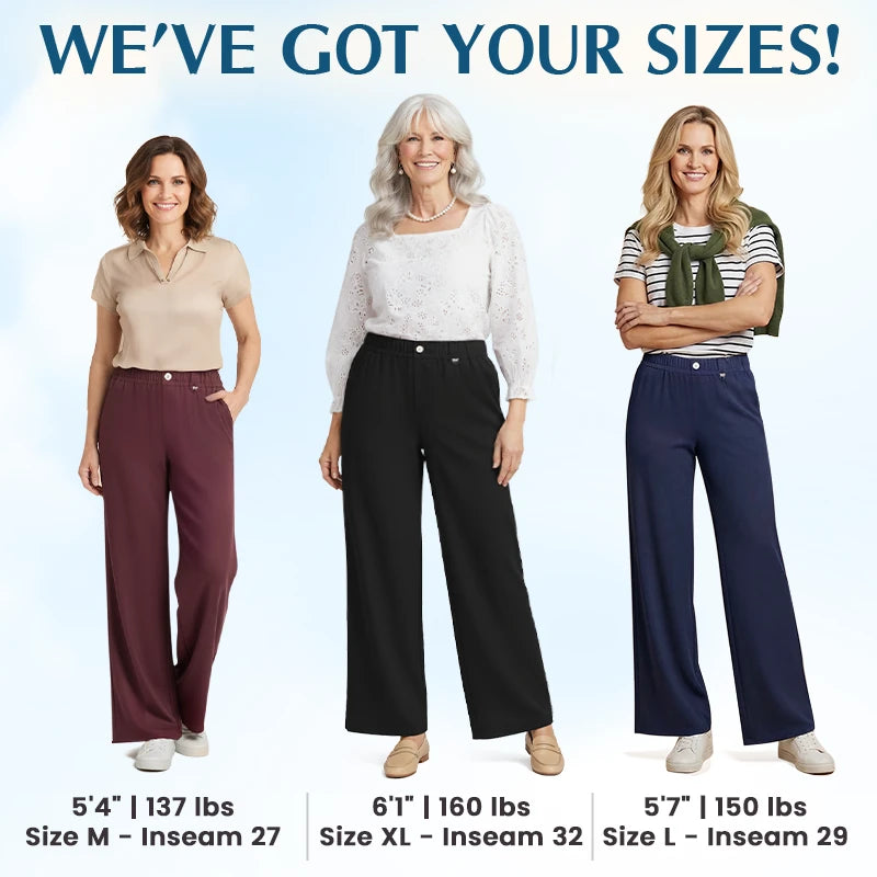 Ultra Soft Lightweight Pull-On Casual Pants