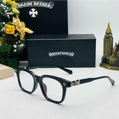 Unisex CH Close-Up Frames, Fashionable Near-Frame Glasses - Black Gold