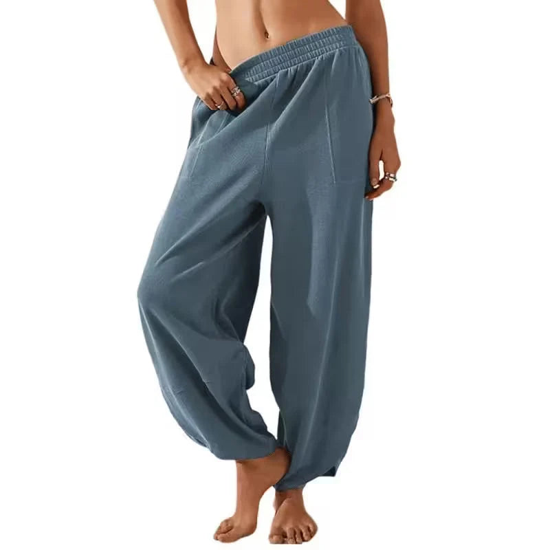 LAST DAY SALE 65% OFF- Relaxed Wide-Leg Pants