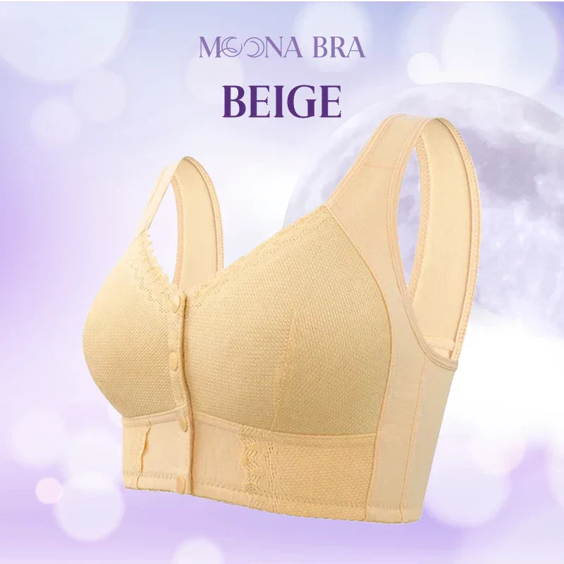 SALDI DELL'ULTIMO GIORNO - 60% DI SCONTO - Reggiseno traspirante con chiusura anteriore per anziani - Bianco