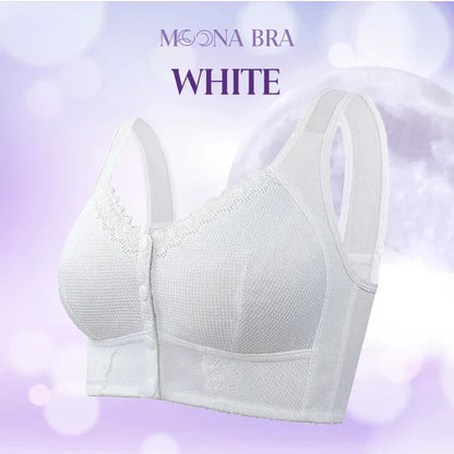 SALDI DELL'ULTIMO GIORNO - 60% DI SCONTO - Reggiseno traspirante con chiusura anteriore per anziani - Bianco