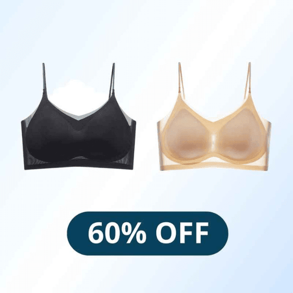 Ultimo giorno - 70% DI SCONTO - Reggiseno comfort in seta di ghiaccio ultrasottile senza cuciture estivo per taglie forti