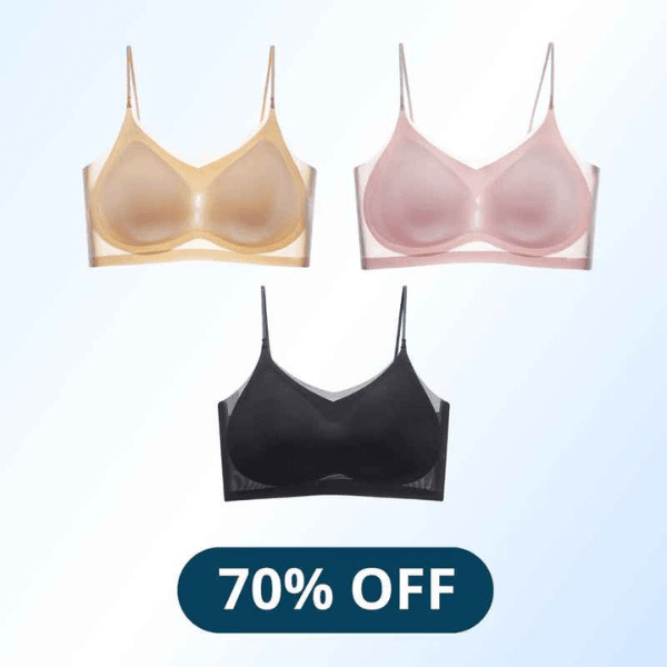 Ultimo giorno - 70% DI SCONTO - Reggiseno comfort in seta di ghiaccio ultrasottile senza cuciture estivo per taglie forti