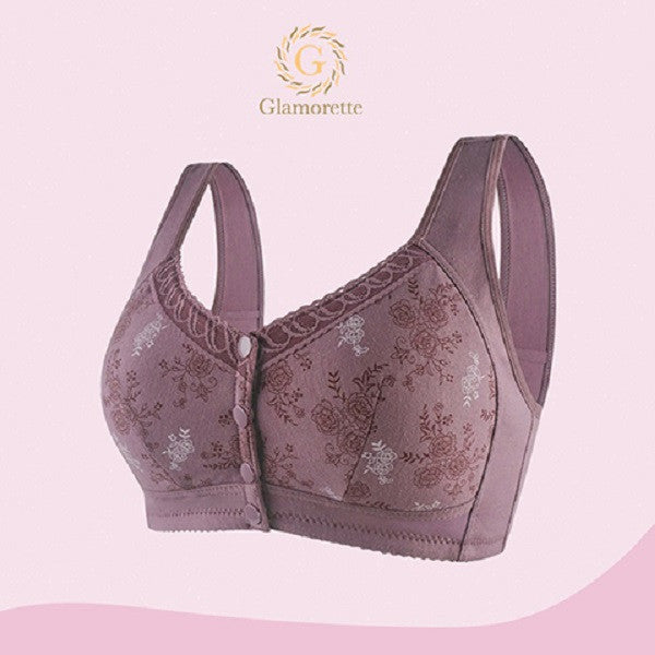 Glamorette 🔥 ULTIMO GIORNO DI SALDI 60% 🔥 Reggiseno con chiusura frontale in cotone